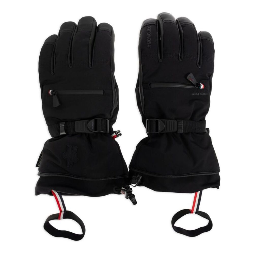 Moncler Grenoble Black Gloves Men
